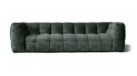 Nordic Line :: Sofa gepolstert Michelle 3 person 236x68x105cm grün