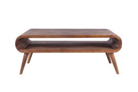 TABLE4U :: Couchtisch aus Holz Gubbe 100x50x40 bernstein