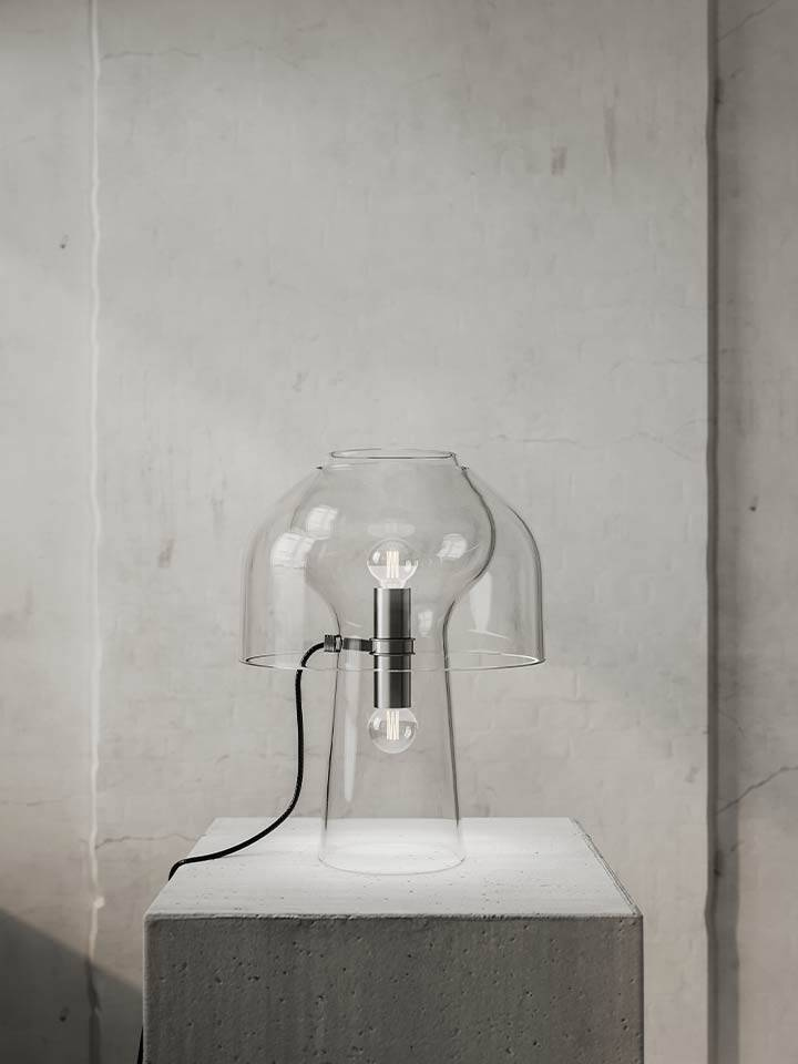 Karman :: Lilly table lamp, height 48 cm, transparent