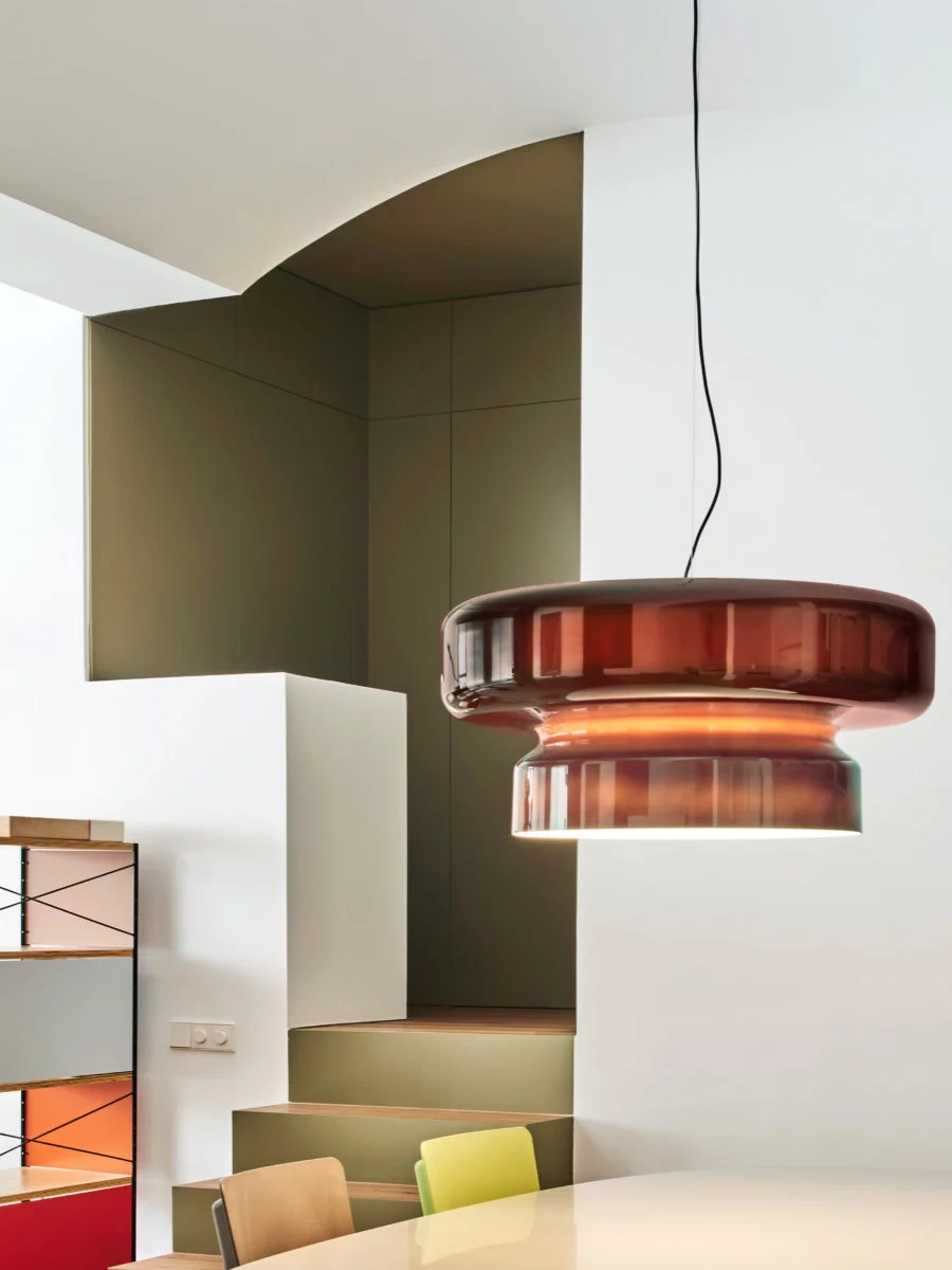 Marset :: Bohemia hanging lamp, diameter 84 cm, amber