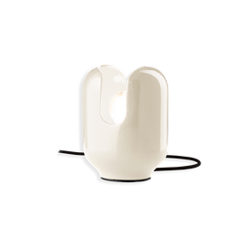 Ferroluce :: Batucada Tischleuchte, creme, Höhe 20 cm