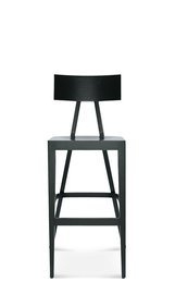 Fameg :: Hoker / Bar Stuhl aus Holz Akka schwarz