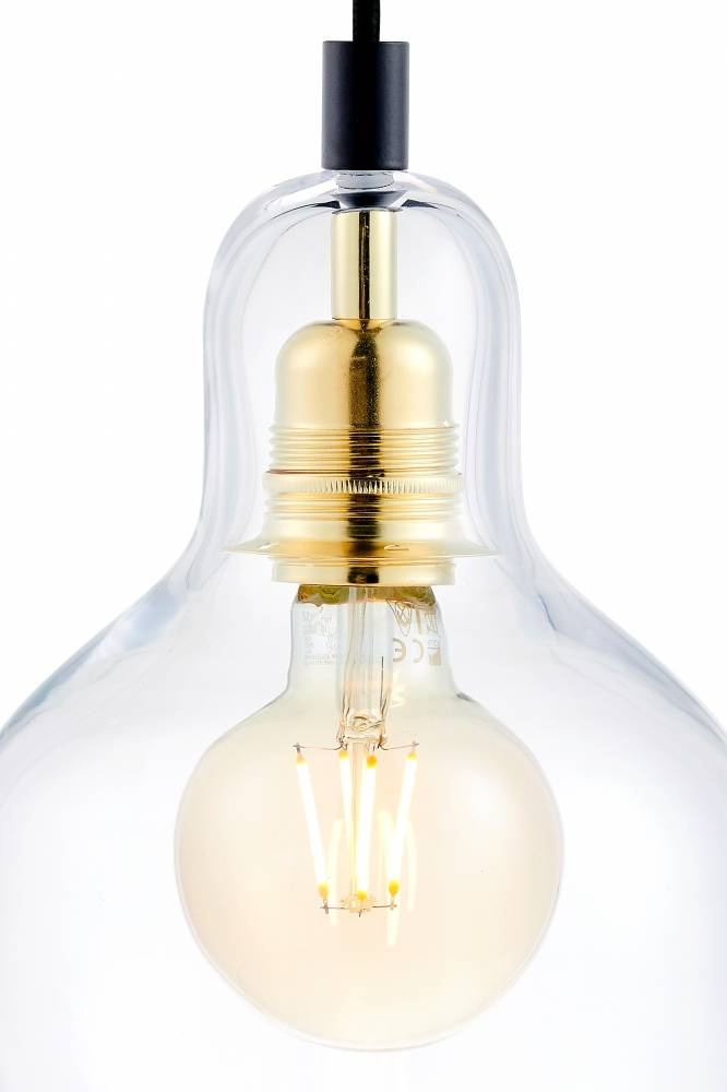 Kaspa :: Lampa wisząca Longis na listwie Plafon 4 Gold