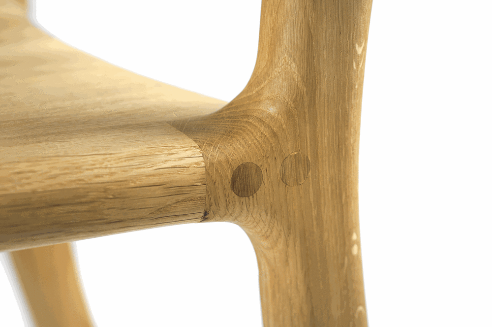 Szyszka Design :: Stuhl aus Holz Flux braun