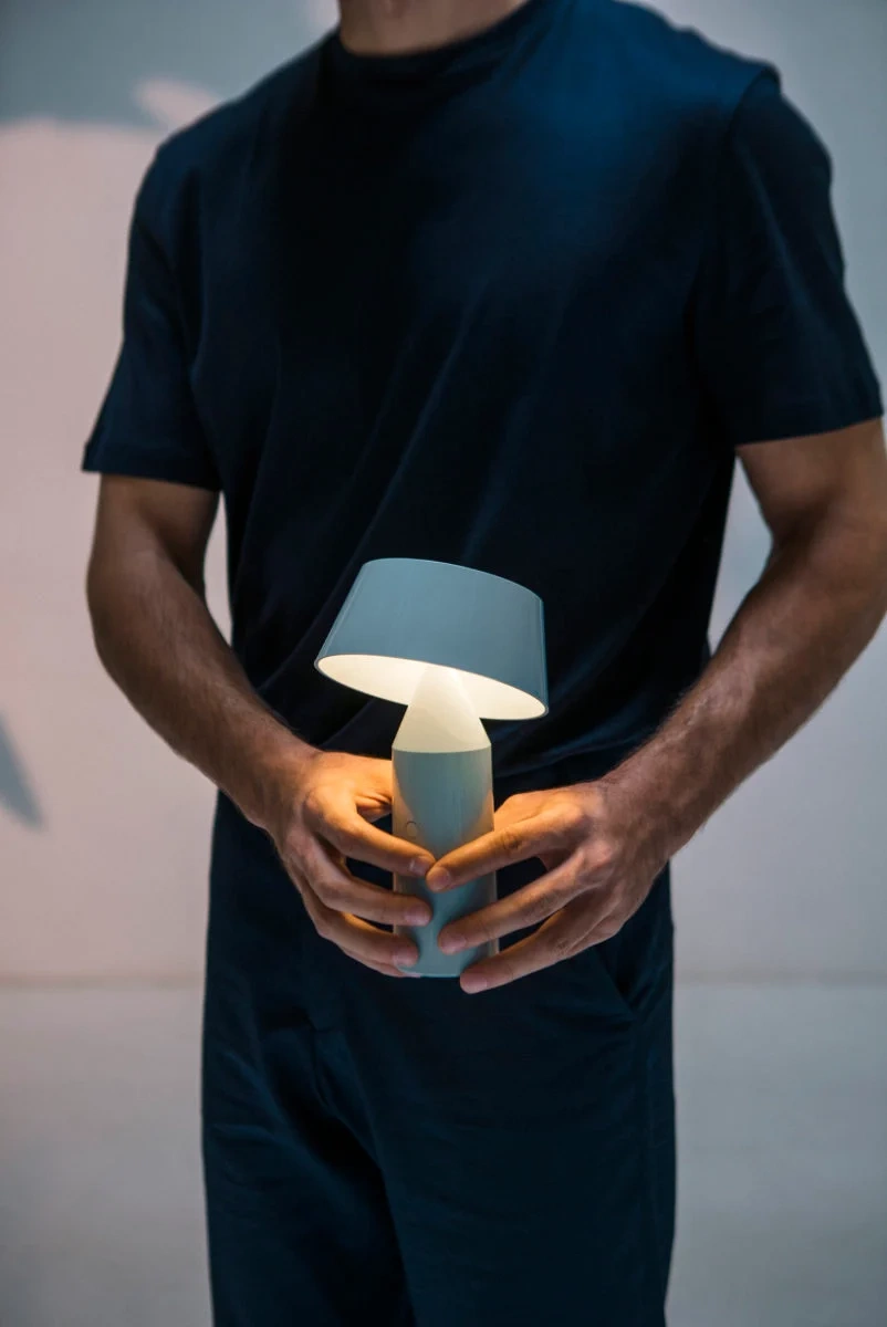 MARSET :: Bicoca Lampe, Höhe 22,5 cm, weiß