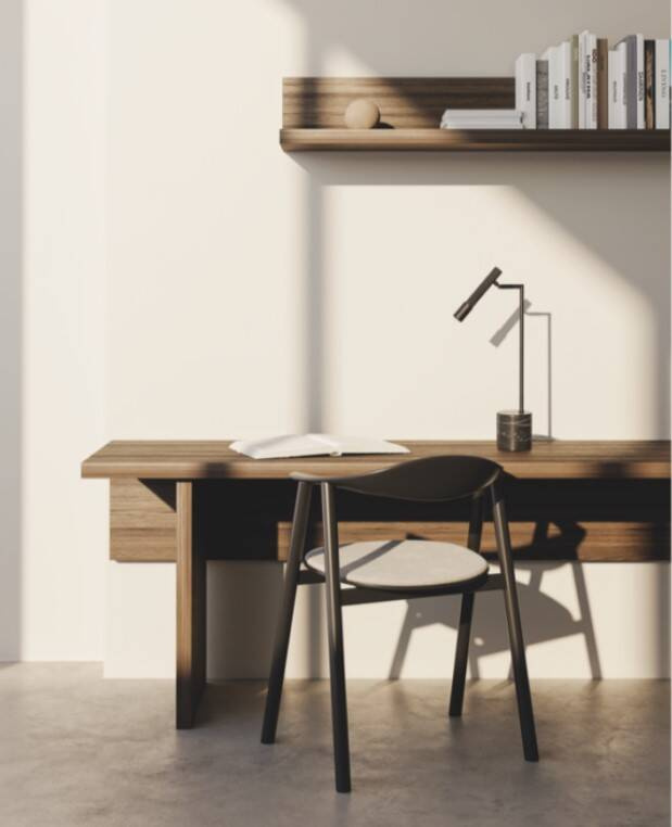 Aromas :: Ycro table lamp, height 48.5 cm, black