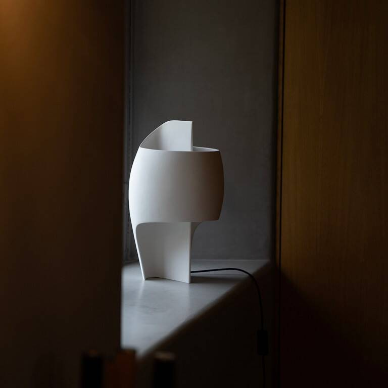 DCW:: La Lampe B table lamp white height 39 cm