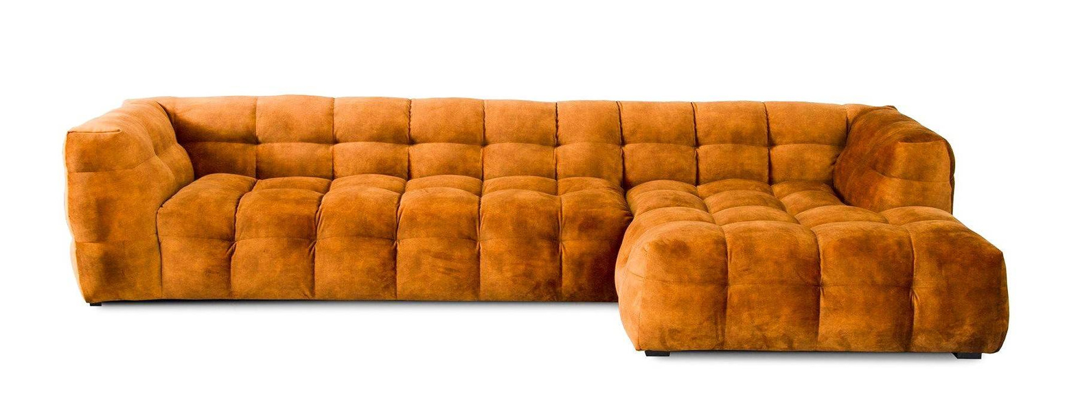 Nordic Line :: Ecksofa / Ecke gepolstert Michelle 319x68x170 cm orange