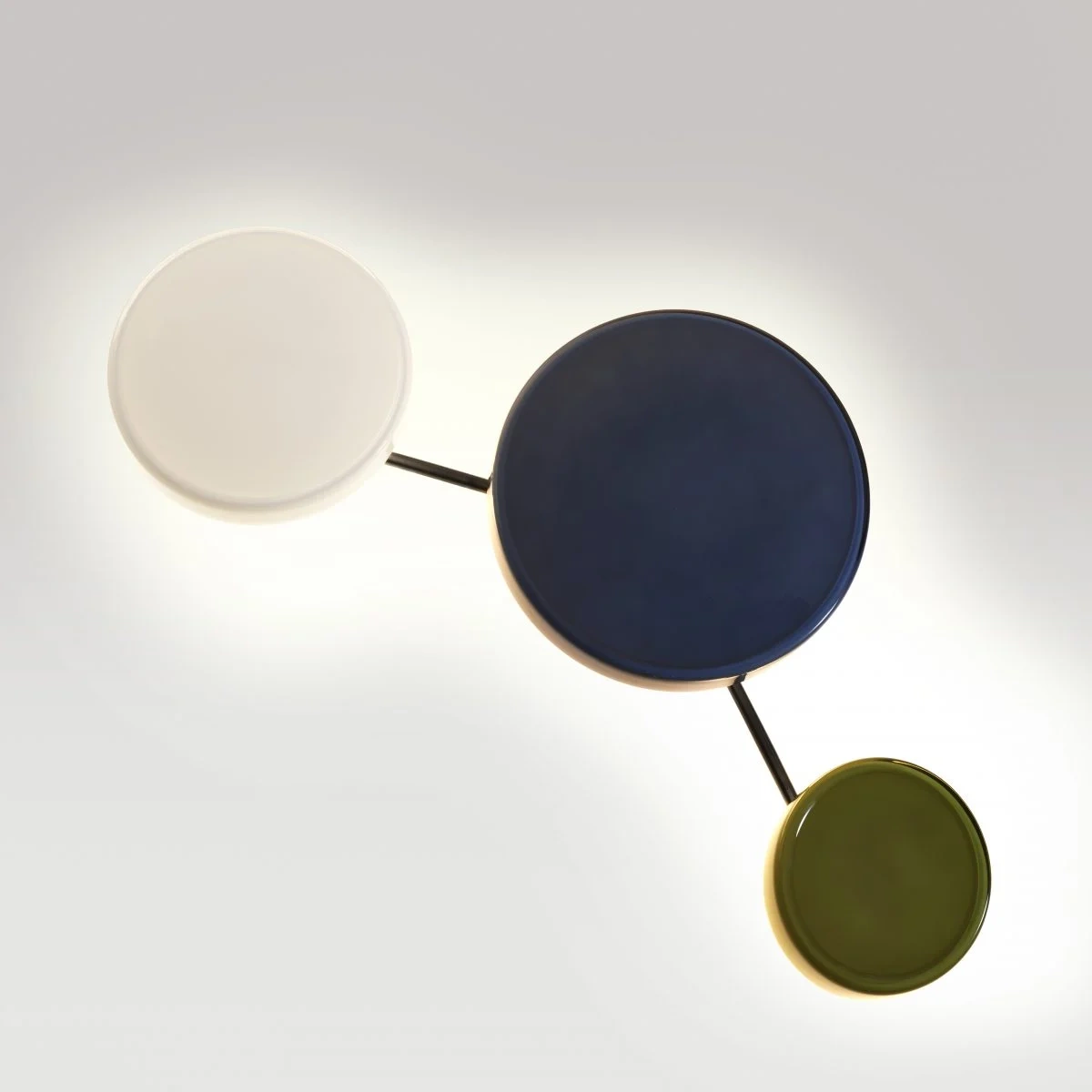 Marset :: Caramel Wandleuchte/Wandleuchte, Durchmesser 28 cm, blau