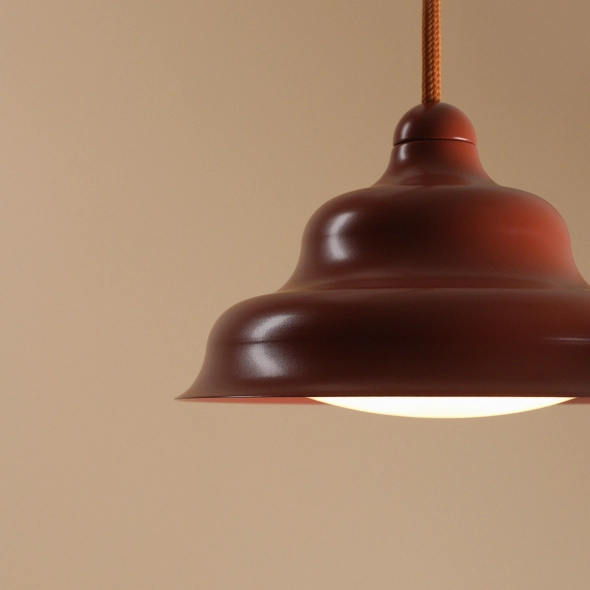 Artera :: Lampa wisząca Fala ceglana rozm. S śr. 17 cm