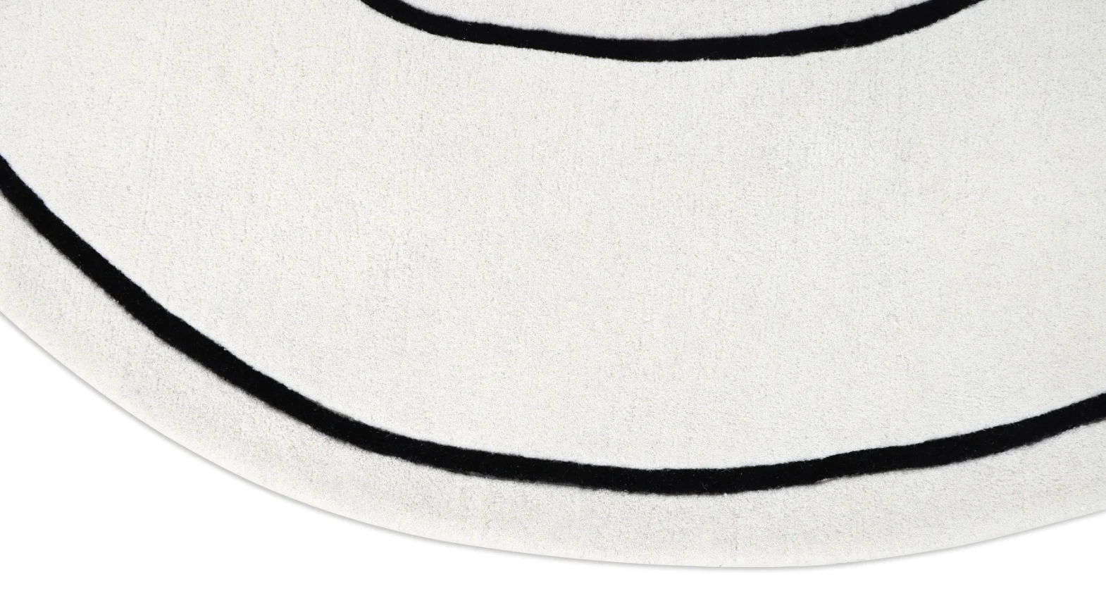 Carpet Decor :: Dywan Loop Ivory okrągły biały ręcznie wykonany