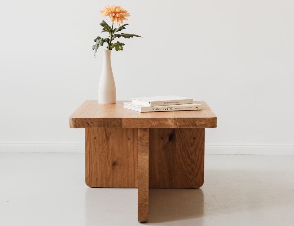 Hoom :: Duo oak coffee table, width 100 cm