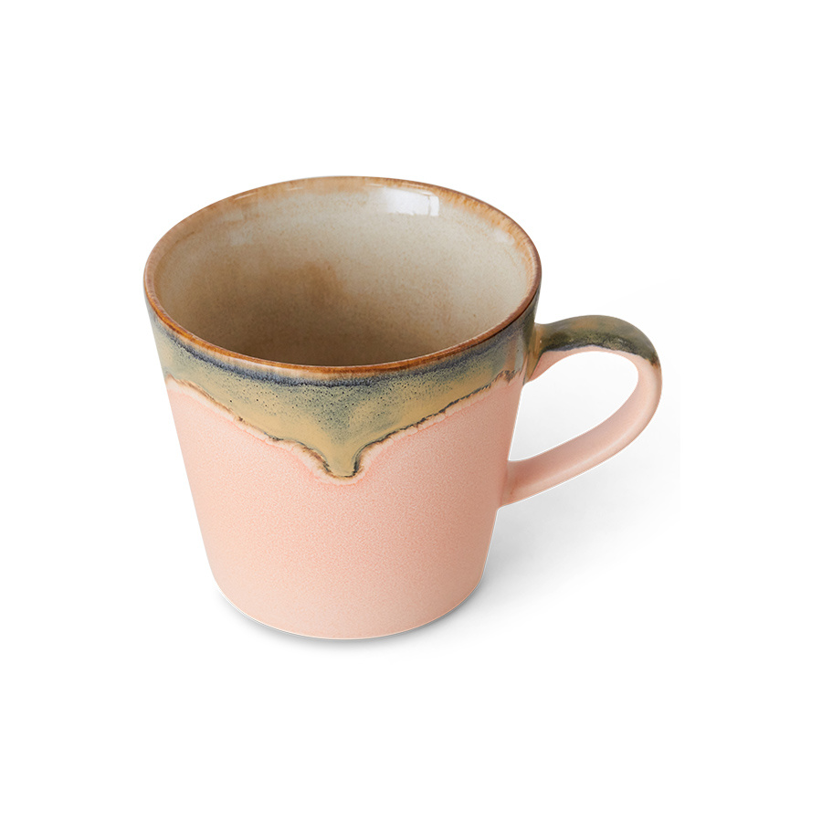HKLiving :: Kubek do capuccino 70s ceramics różowy