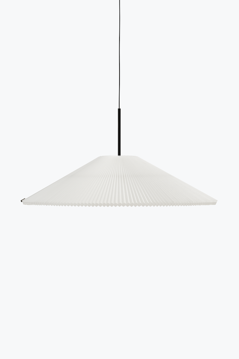 New Works :: Nebra shape-changing pendant lamp, diameter 50-90 cm, white