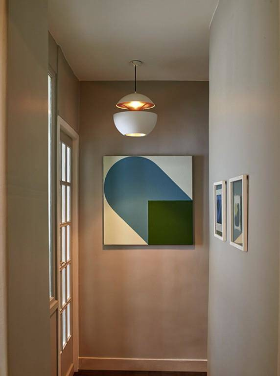 DCW:: Here Comes The Sun white pendant lamp, diameter 25 cm