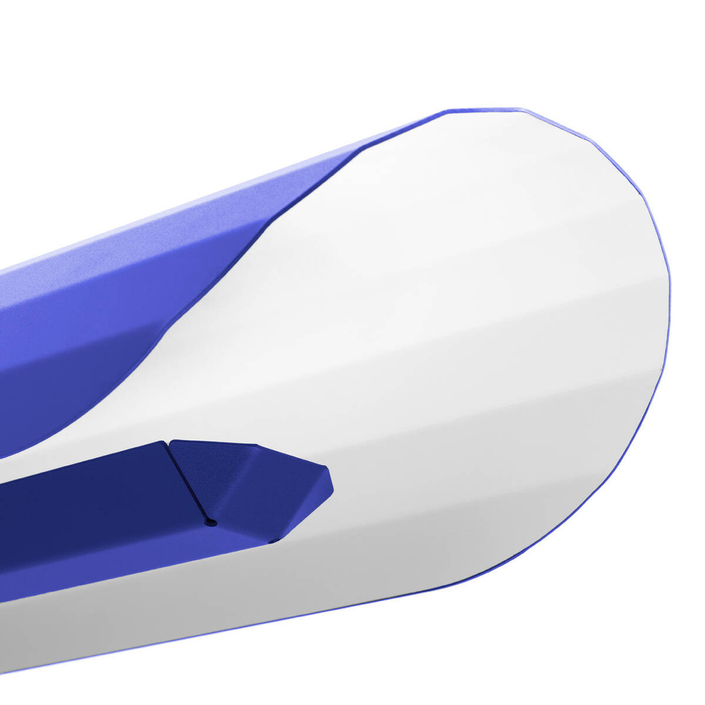 Kaspa :: Apolin linear pendant lamp, width 120 cm, cobalt and white