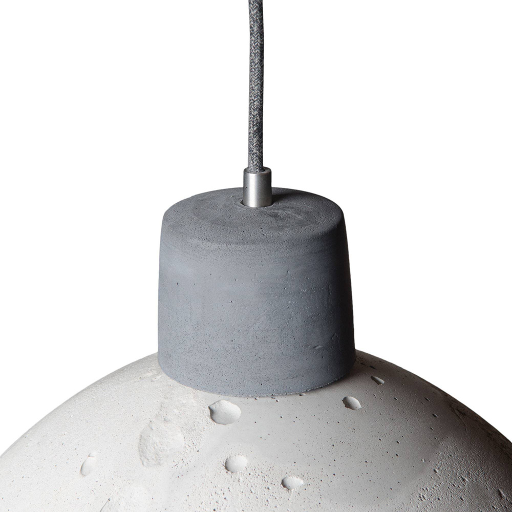 LOFTLIGHT :: Lampa wisząca Korta Concrete biała szer. 36 cm