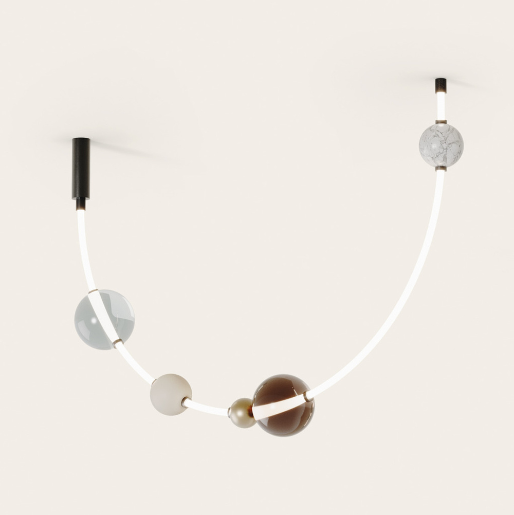 Aromas :: Lampa wisząca Yma Horizontal dł. 300 cm wielokolorowa