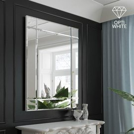 GieraDesign :: decorative mirror Fazis Opti White rectangular 90x120 cm