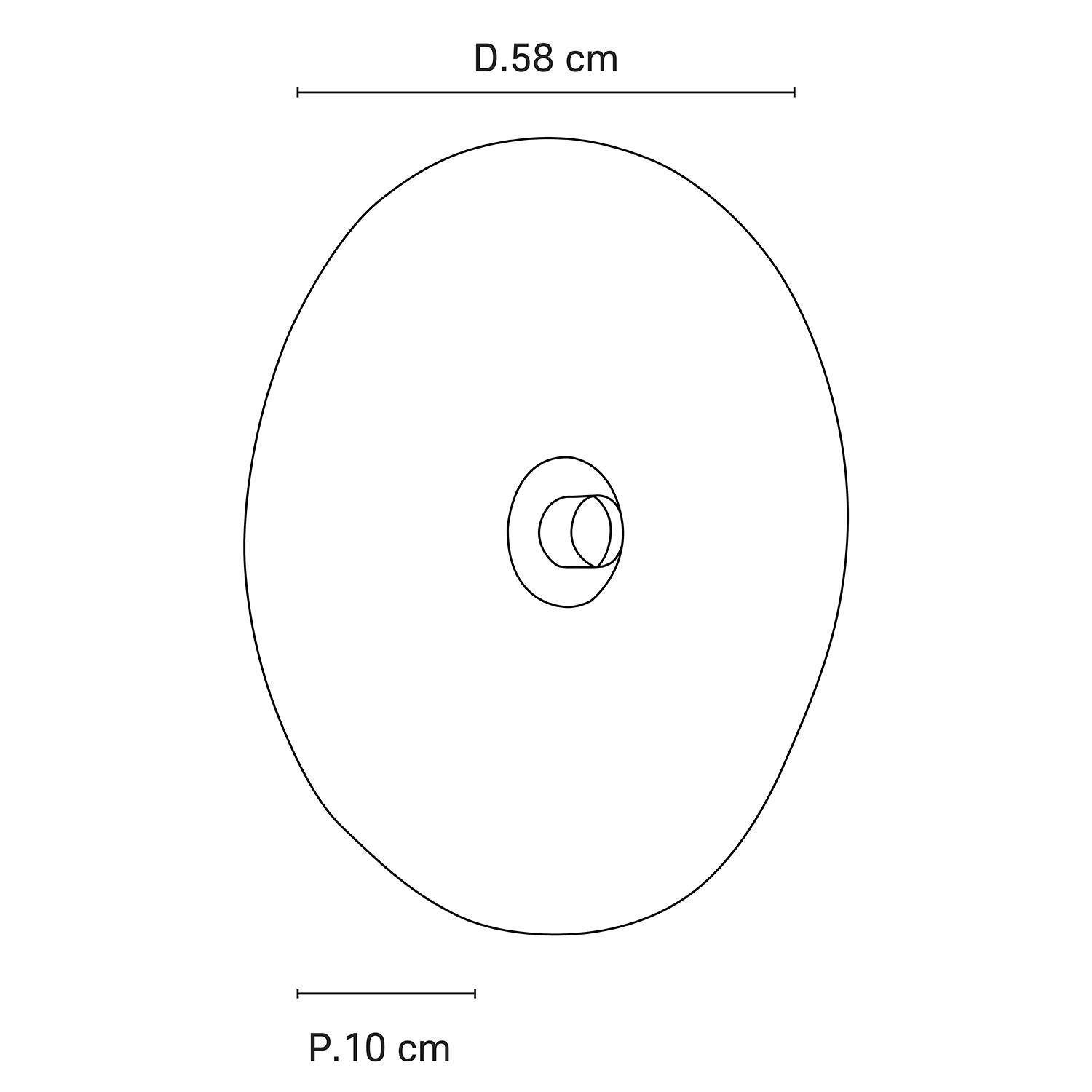 Market Set :: Wandlampe aus Metall Rivage Durchmesser 58 cm beige