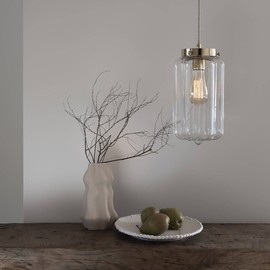 Embassy Interiors :: Glass hanging lamp Deco transparent dia. 14.5 cm