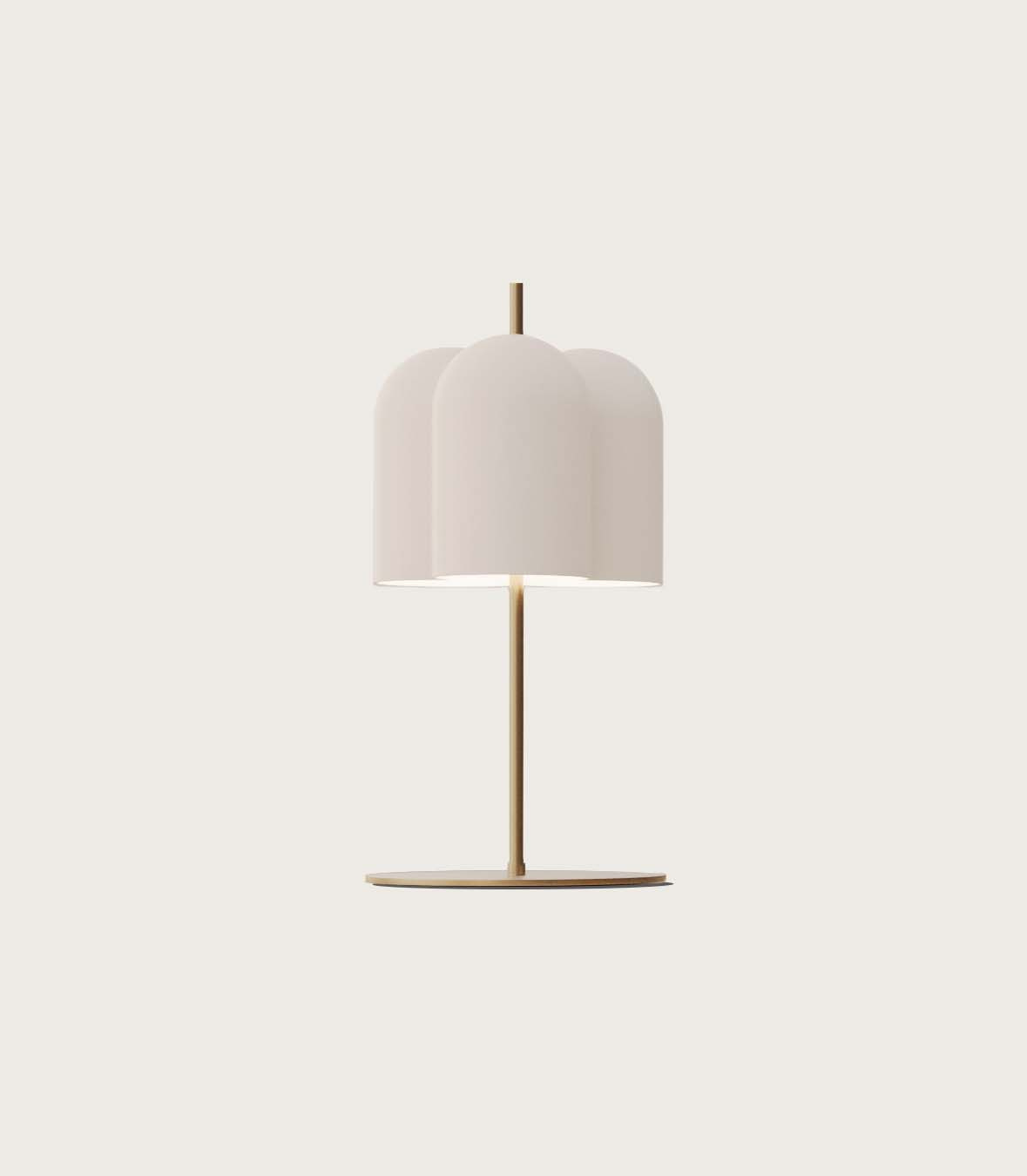 Aromas :: Oket table lamp, height 50 cm, gold and white