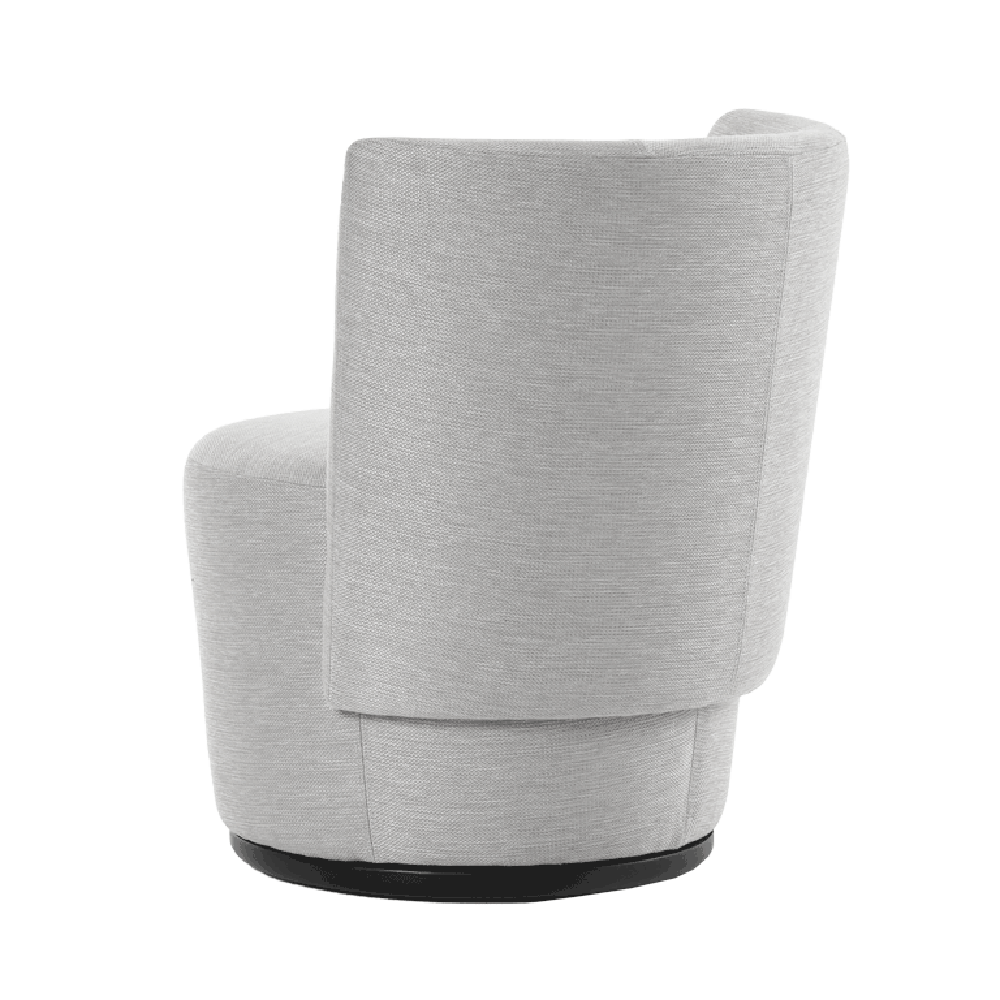 Mobitec :: Bolero swivel chair, upholstered, gray, width 70 cm