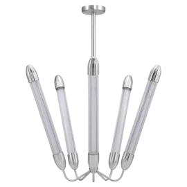 Umage :: Lemon Squeeze Long Deckenleuchte/Kronleuchter, Durchmesser 85,6 cm, Stahl poliert