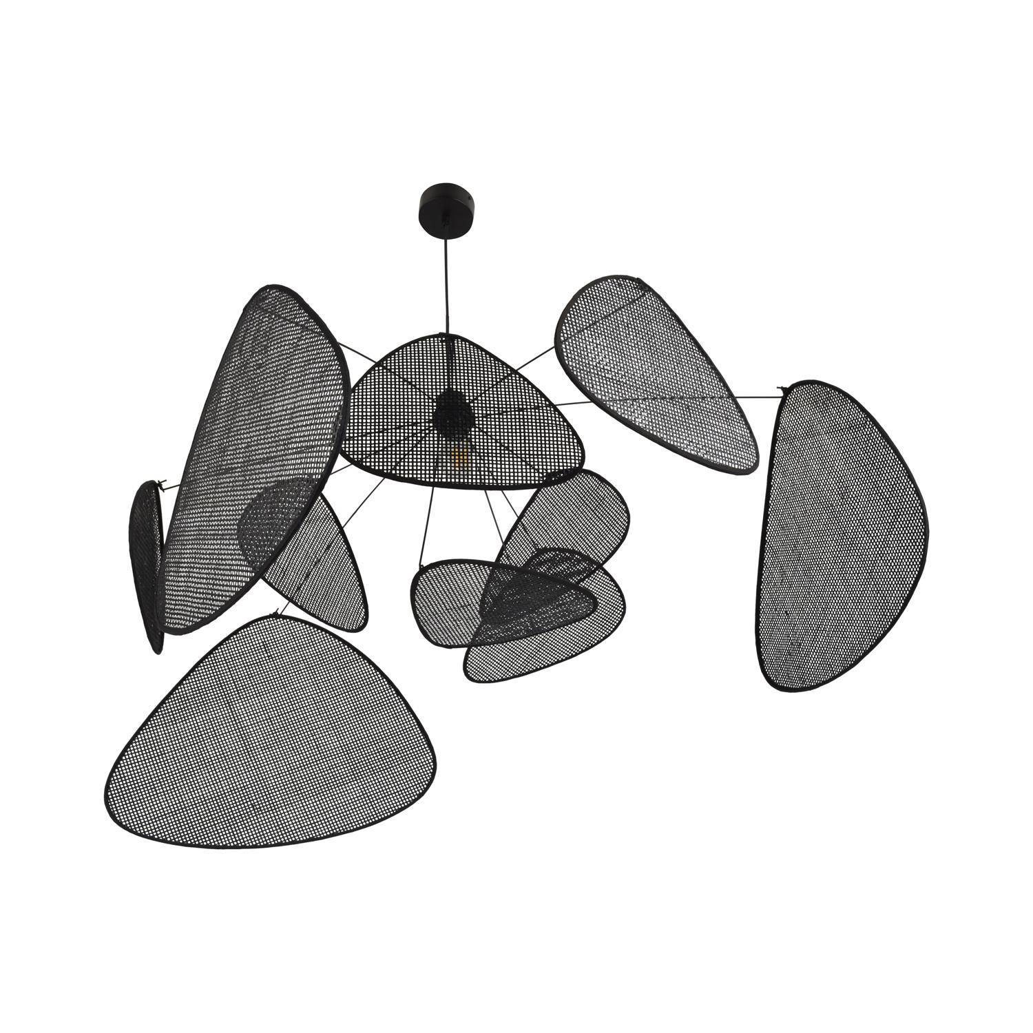 Market Set :: Hängelampe Leinwand Screen Größe xl Breite 110 cm schwarz