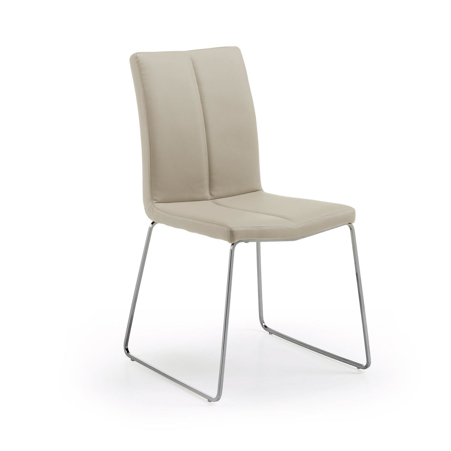 Leather chair Drito beige