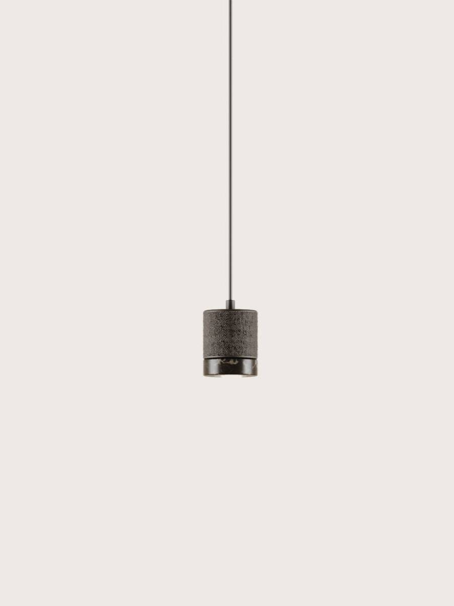 Aromas :: Tea pendant lamp, diameter 5 cm, black/marble