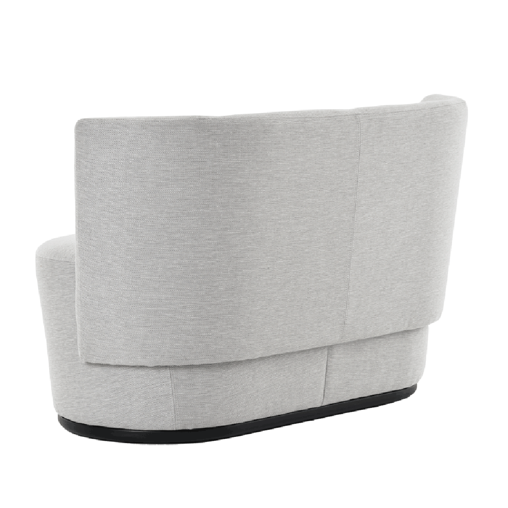 Mobitec :: Bolero 2-seater upholstered sofa, width 130 cm, gray