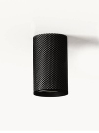 Aromas :: Lampa sufitowa Latto czarna wys.10 cm aluminiowa