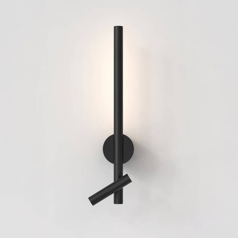 Astro :: Baton Reader LED-Wandleuchte, mattschwarz, Höhe 50,8 cm