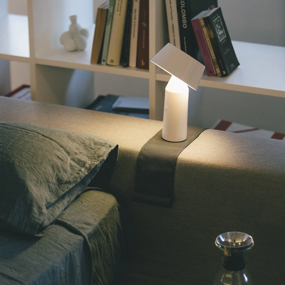 MARSET :: Bicoca Lampe, Höhe 22,5 cm, weiß