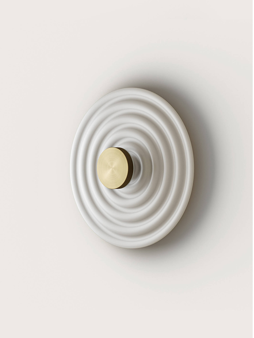 Aromas :: Rang white and gold wall lamp, diameter 50 cm / other colors available