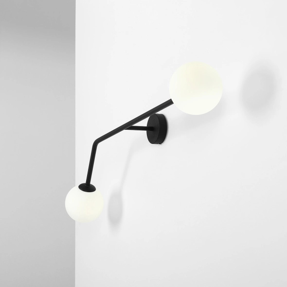 Artera :: Lampa ścienna / kinkiet Pure horizontal szer. 94 cm czarny