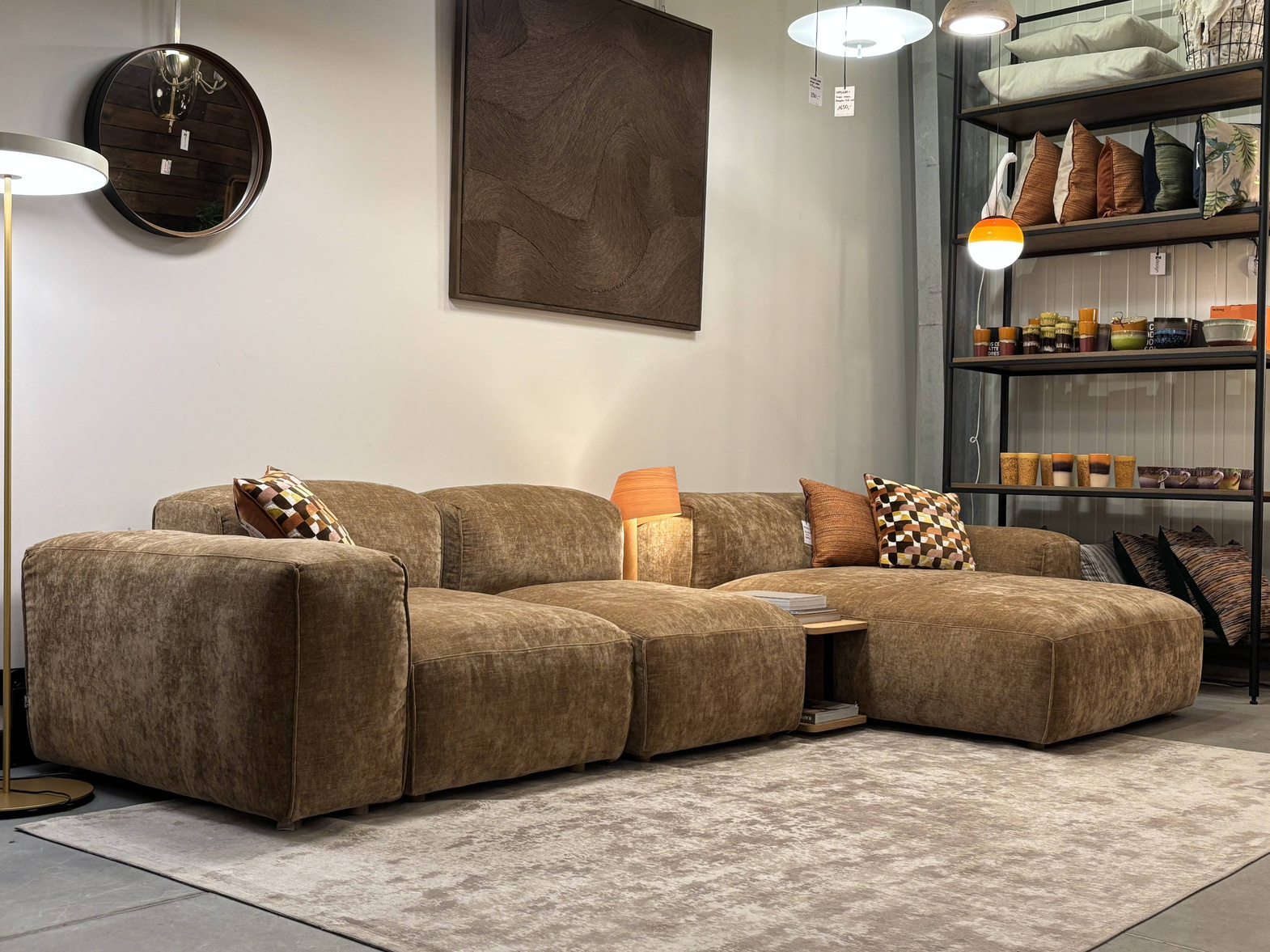 Sits :: Sofa narożna / narożnik tapicerowany Edda brązowa