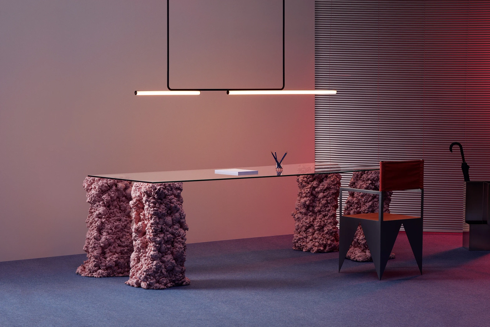 Marset :: Ambrosia gold hanging lamp