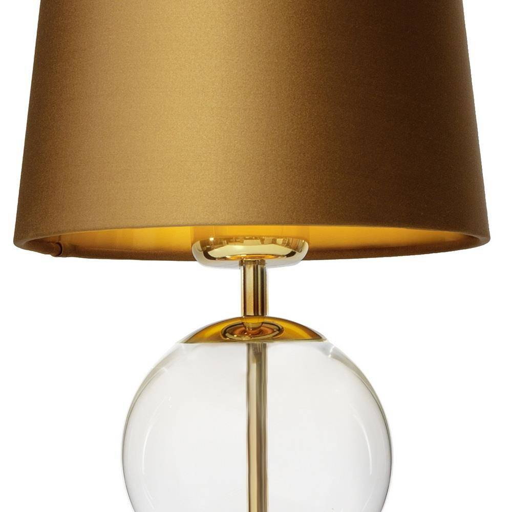 Kaspa :: Tischlampe aus Glas Coco Höhe 54 cm gold