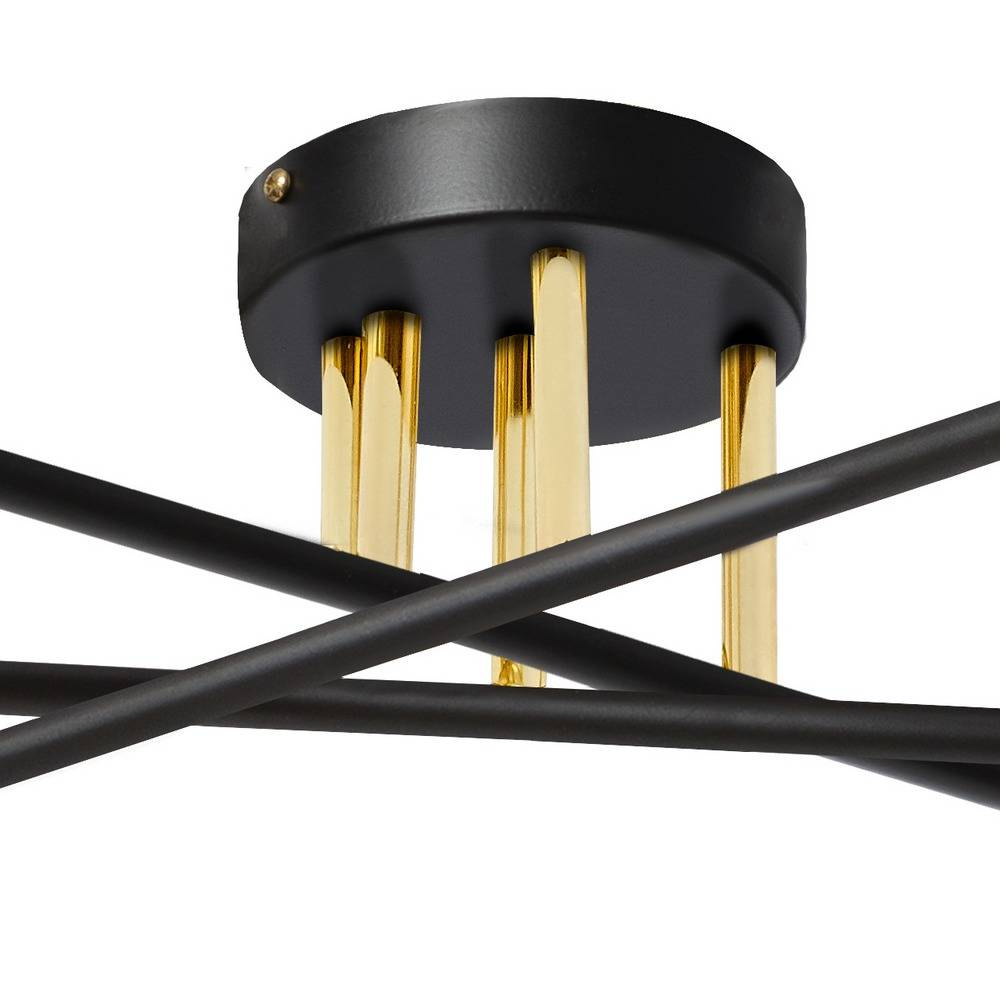 Kaspa :: Ceiling lamp Astra 6 black 