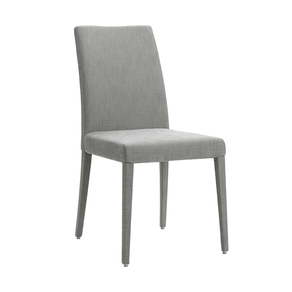 Mobitec :: Upholstered chair Slim C07 gray, width 49 cm