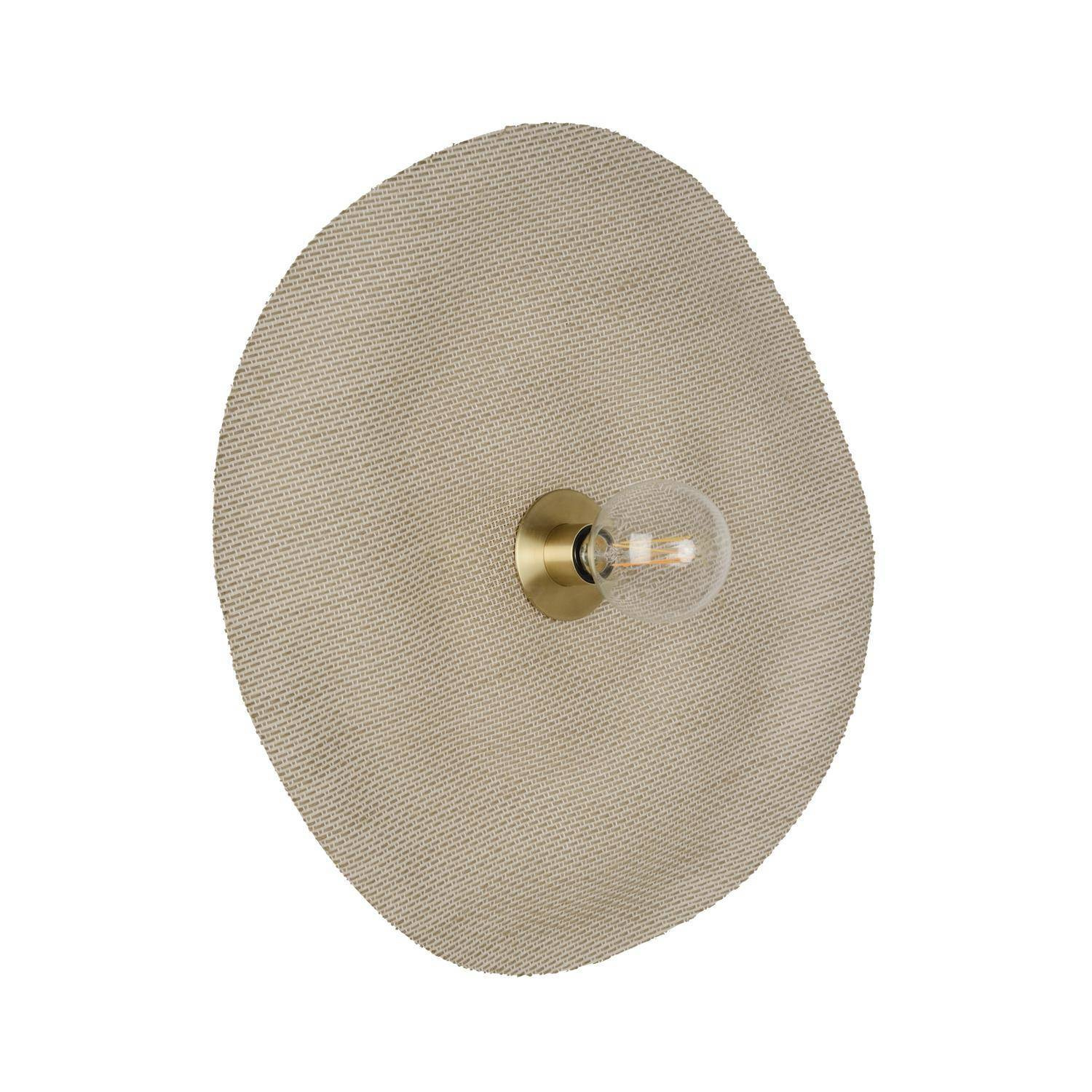 Market Set :: Wandlampe aus Metall Rivage Durchmesser 58 cm beige