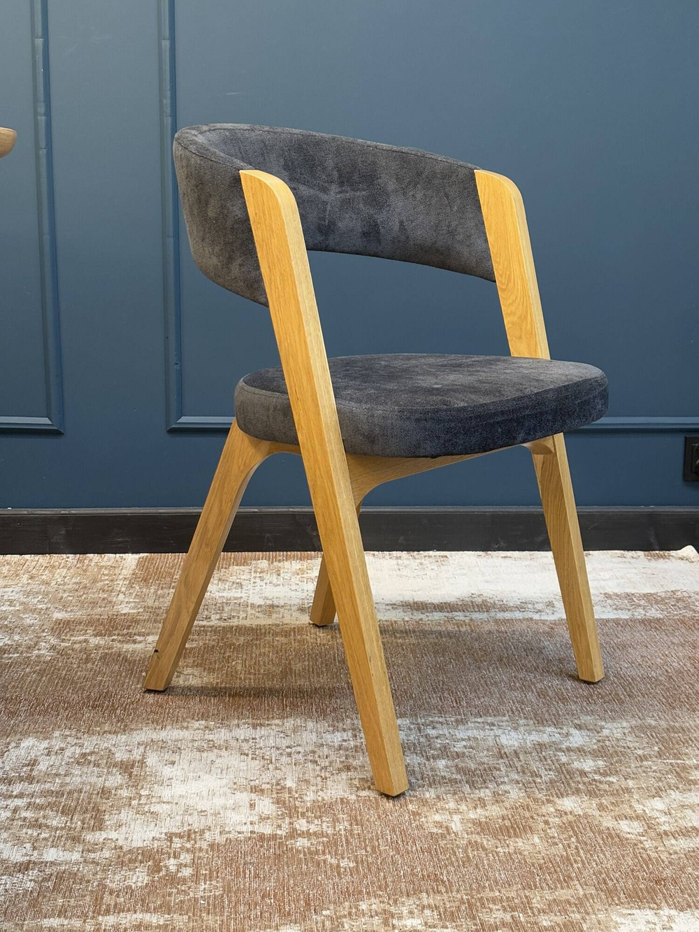 Paged :: Argo upholstered chair, width 54 cm, gray