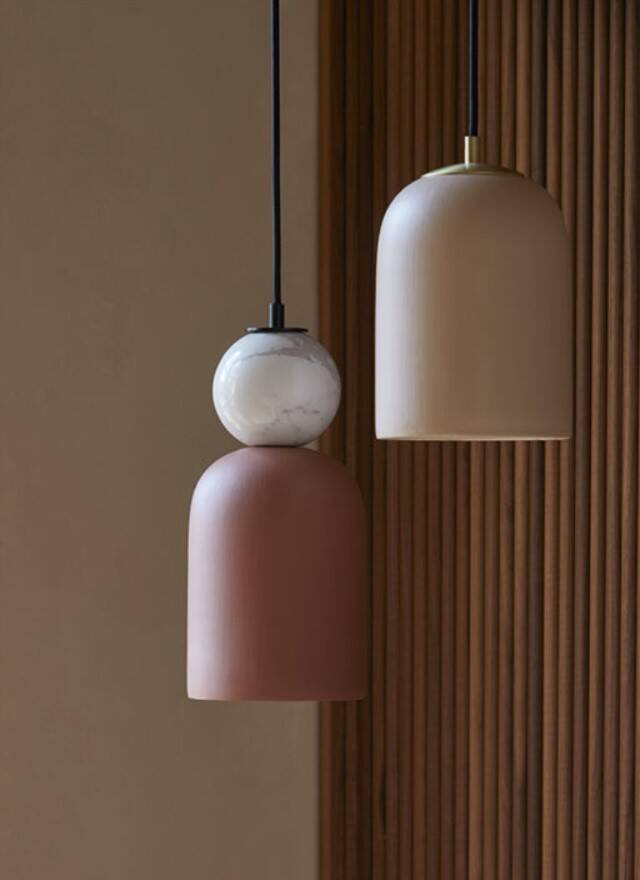 Aromas :: Hanging lamp Bell grey dia. 14 cm