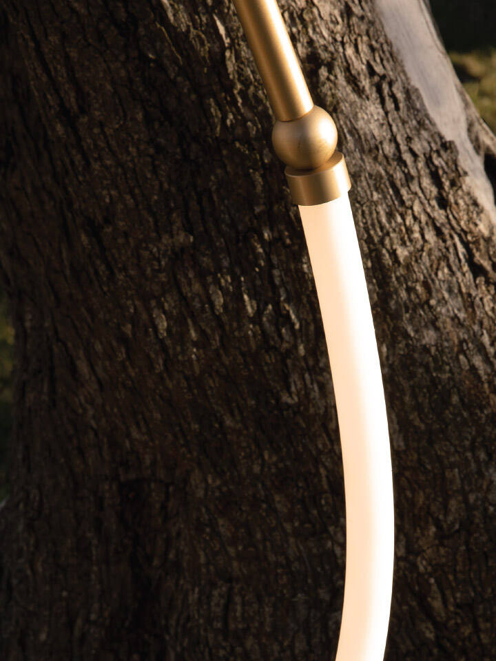 Karman :: Leda hanging lamp, max height 300 cm, gold