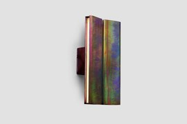 Anour :: Papilio Double wall lamp / sconce, width 17 cm, dark opal chrome