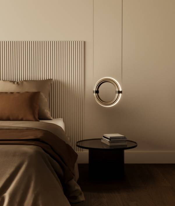 Aromas :: Elli hanging lamp, diameter 30 cm, black