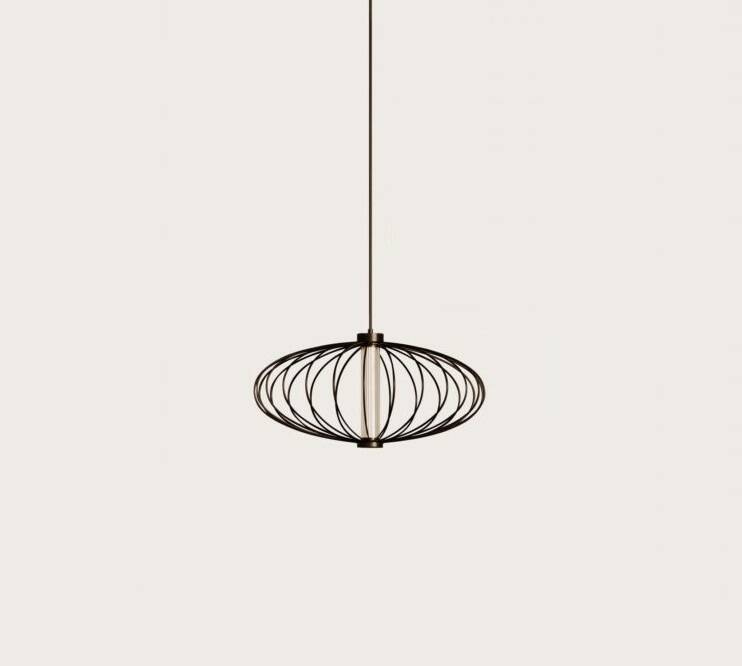 Aromas :: Pepo hanging lamp, black, diameter 70.4 cm