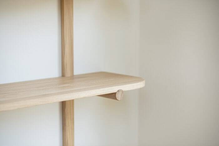 Szyszka Design :: Kiko oak bookcase with 4 shelves